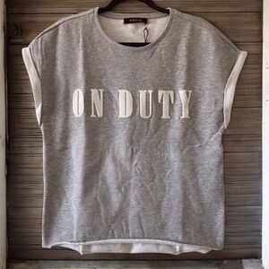 SUPERTRASH ‘On Duty' sweatshirt designer grunge unisex backtoschool tailgate